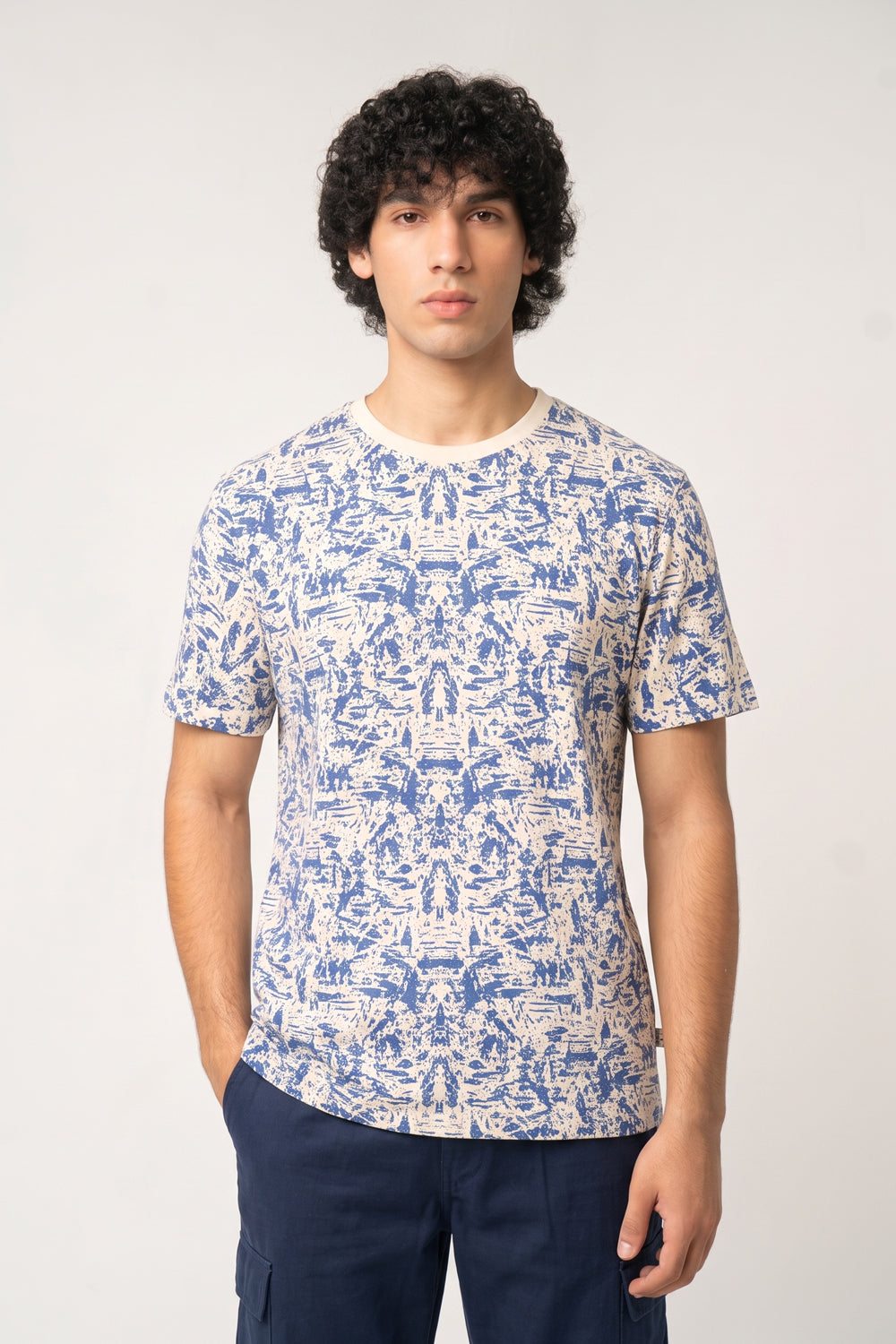 Azure Splash Tee