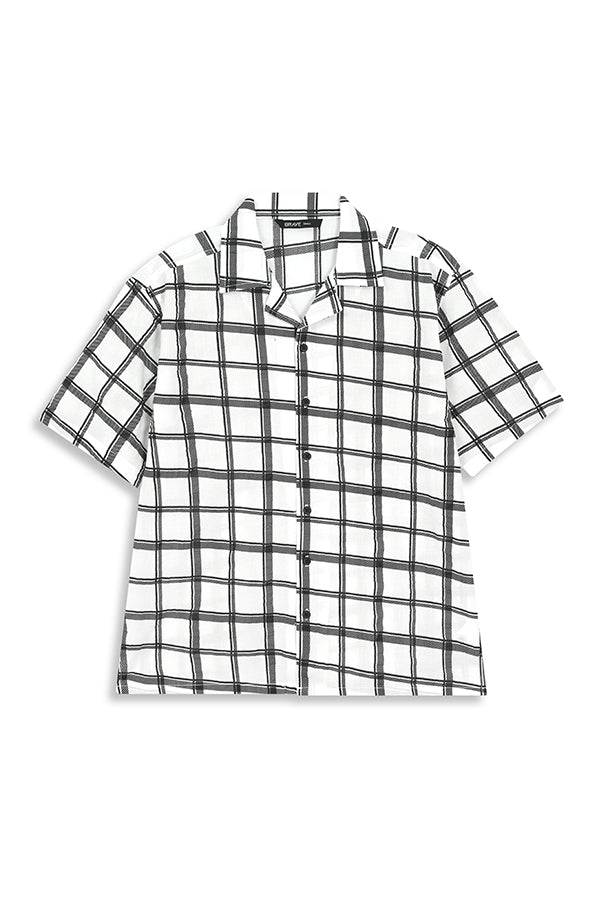 MENS CUBAN COLLAR SHIRT