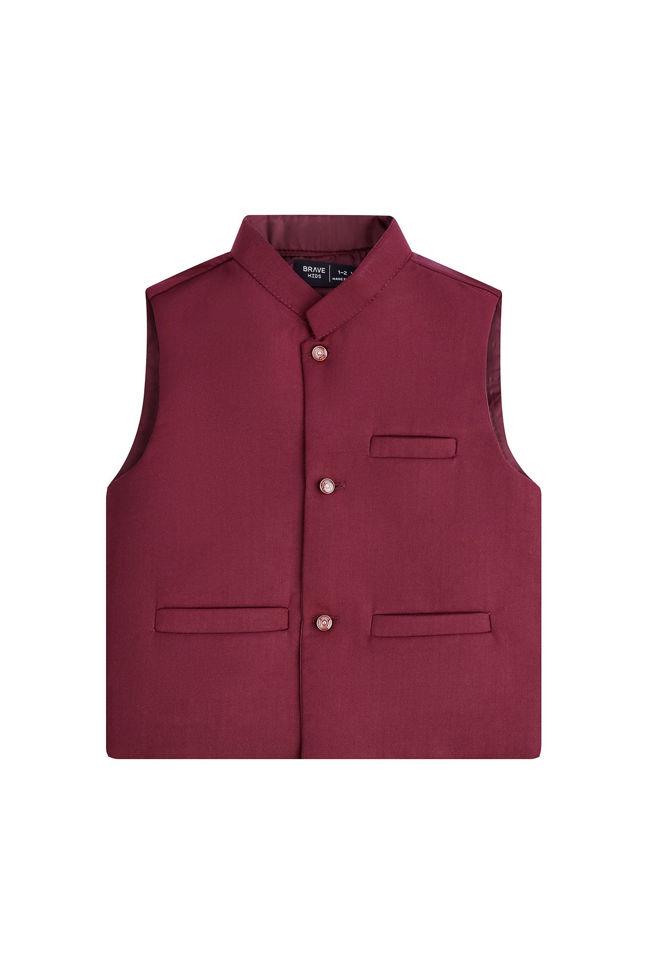 Boy's Maroon Waist Coat