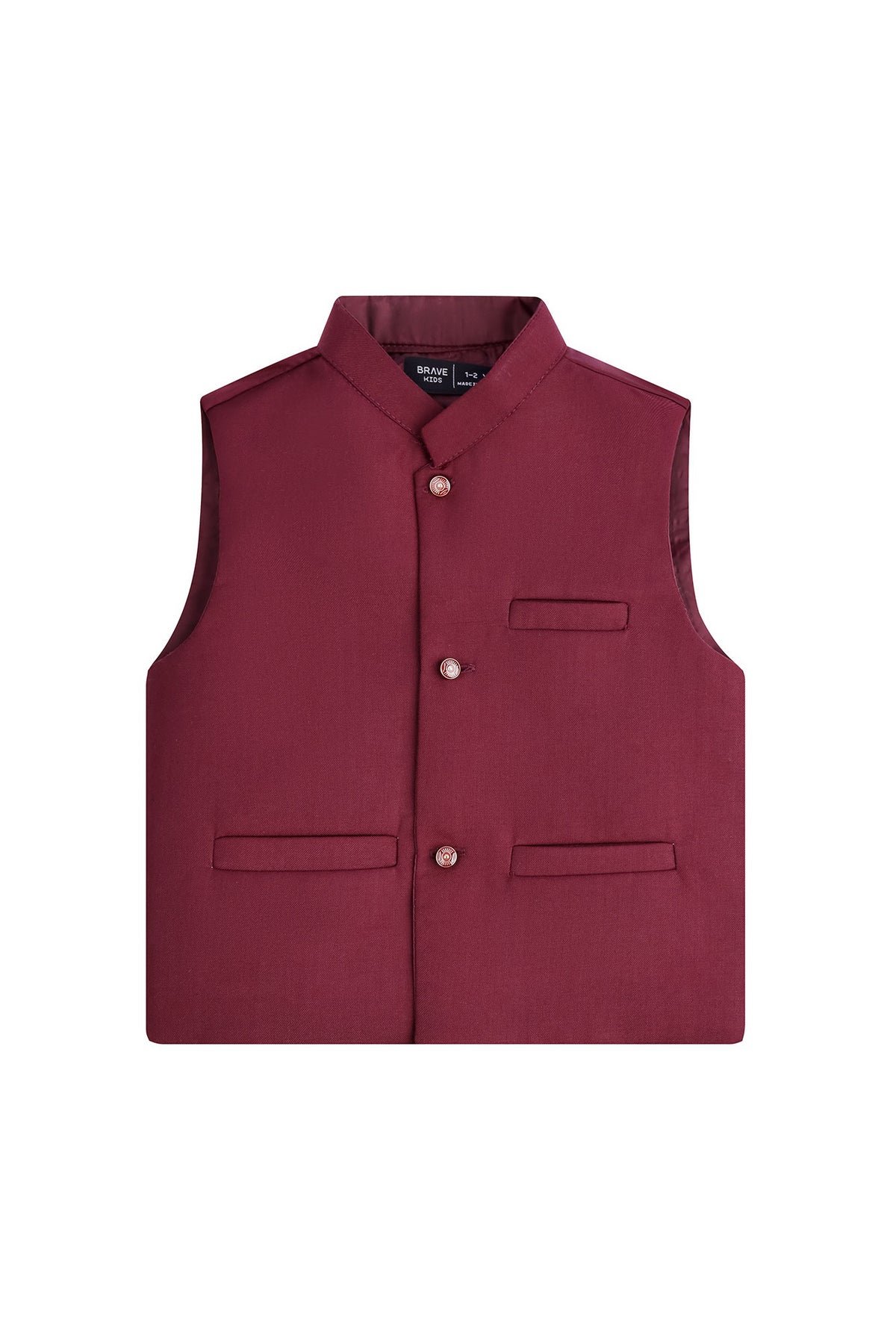 Boy's Maroon Waist Coat