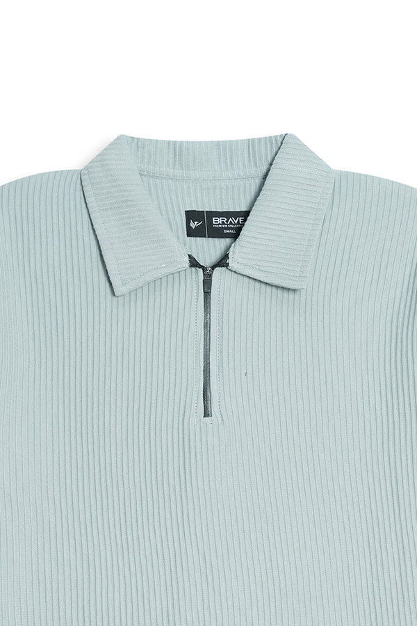 MEN ZIPPER POLO