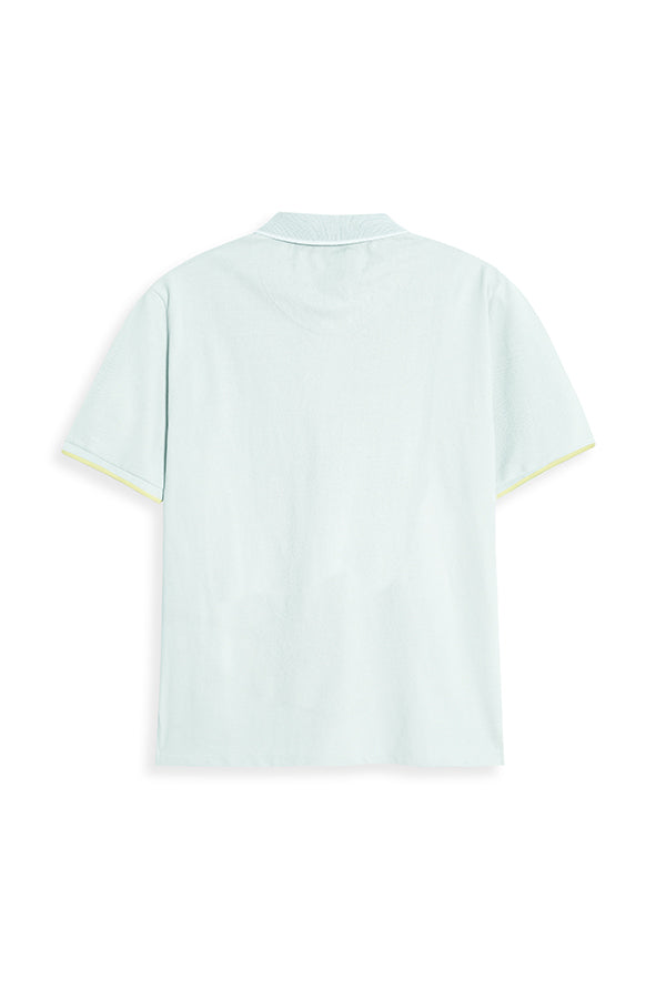 MENS TRENDY ZIPPER POLO