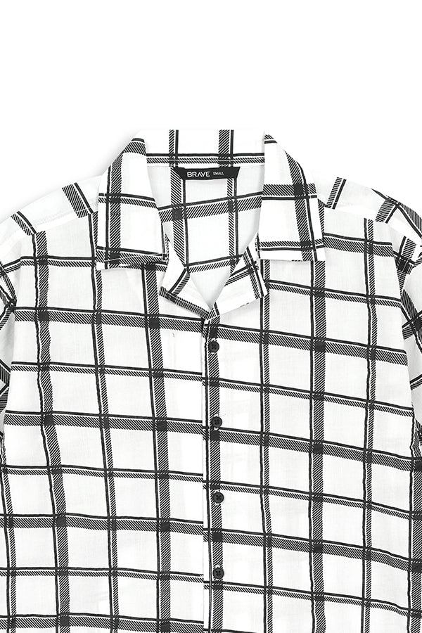 MENS CUBAN COLLAR SHIRT
