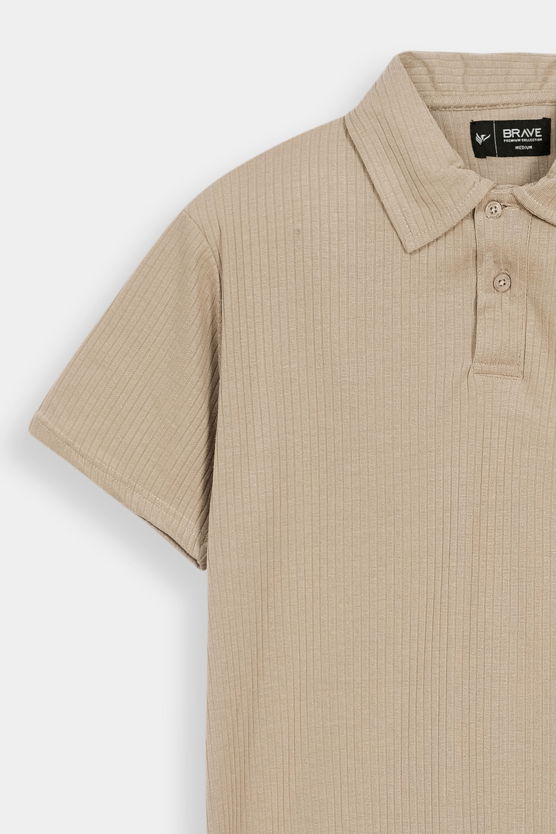 MENS TEXTURED POLO
