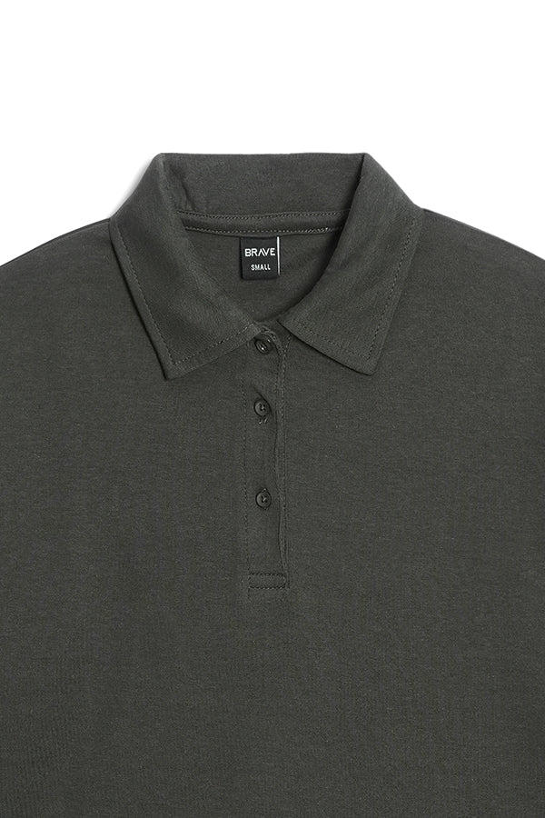 MENS TEXTURED POLO