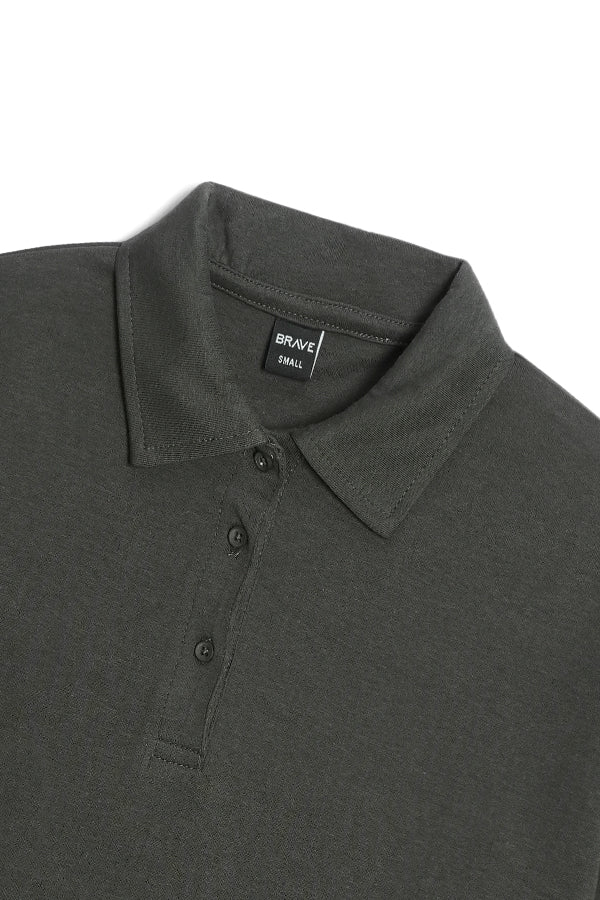 MENS TEXTURED POLO