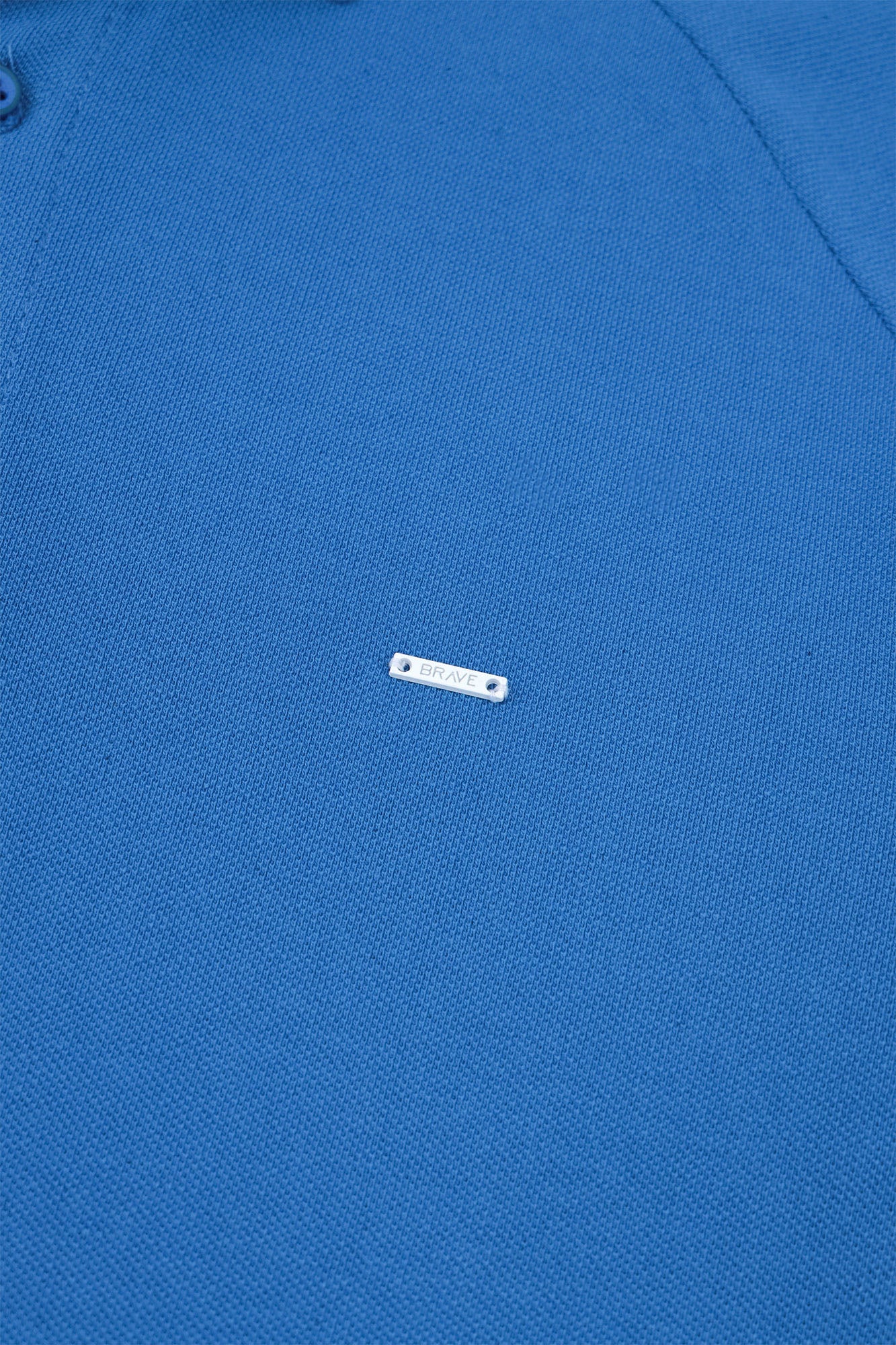 Men's Azure Side-Stripe Polo