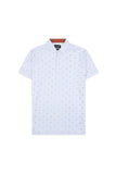 Men' Onyx Monogram Printed Polo