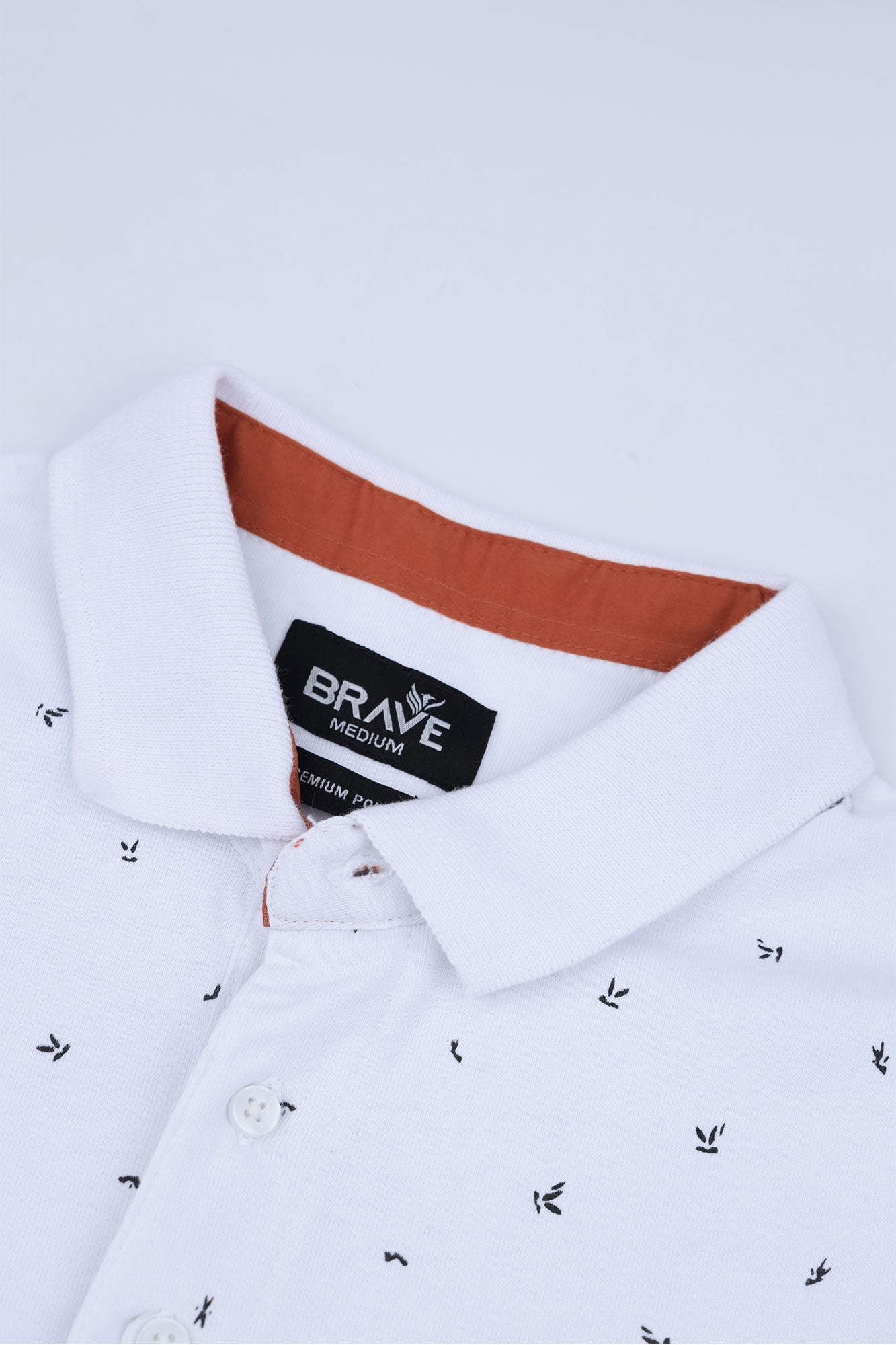 Men' Onyx Monogram Printed Polo