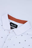 Men' Onyx Monogram Printed Polo