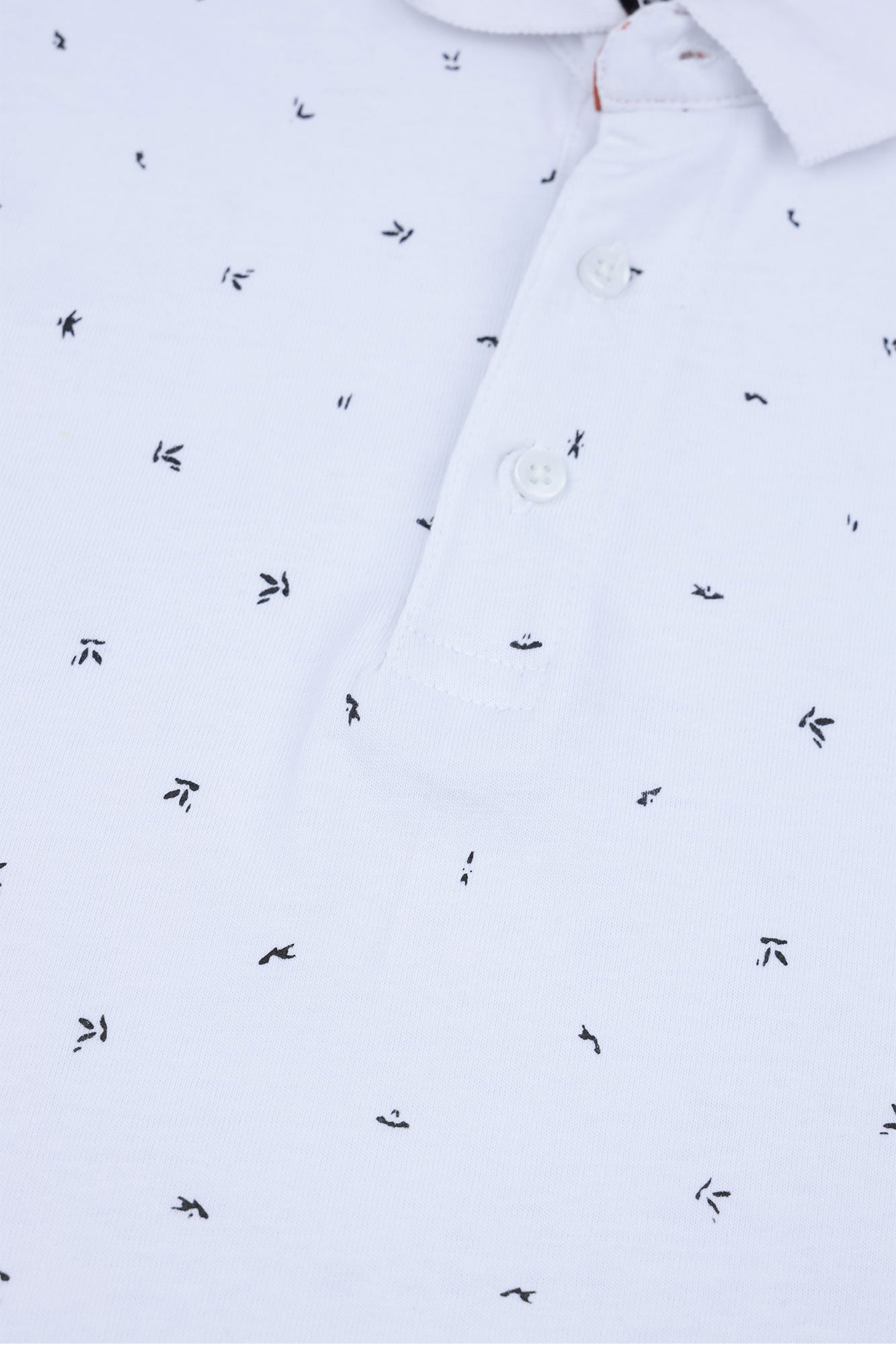 Men' Onyx Monogram Printed Polo