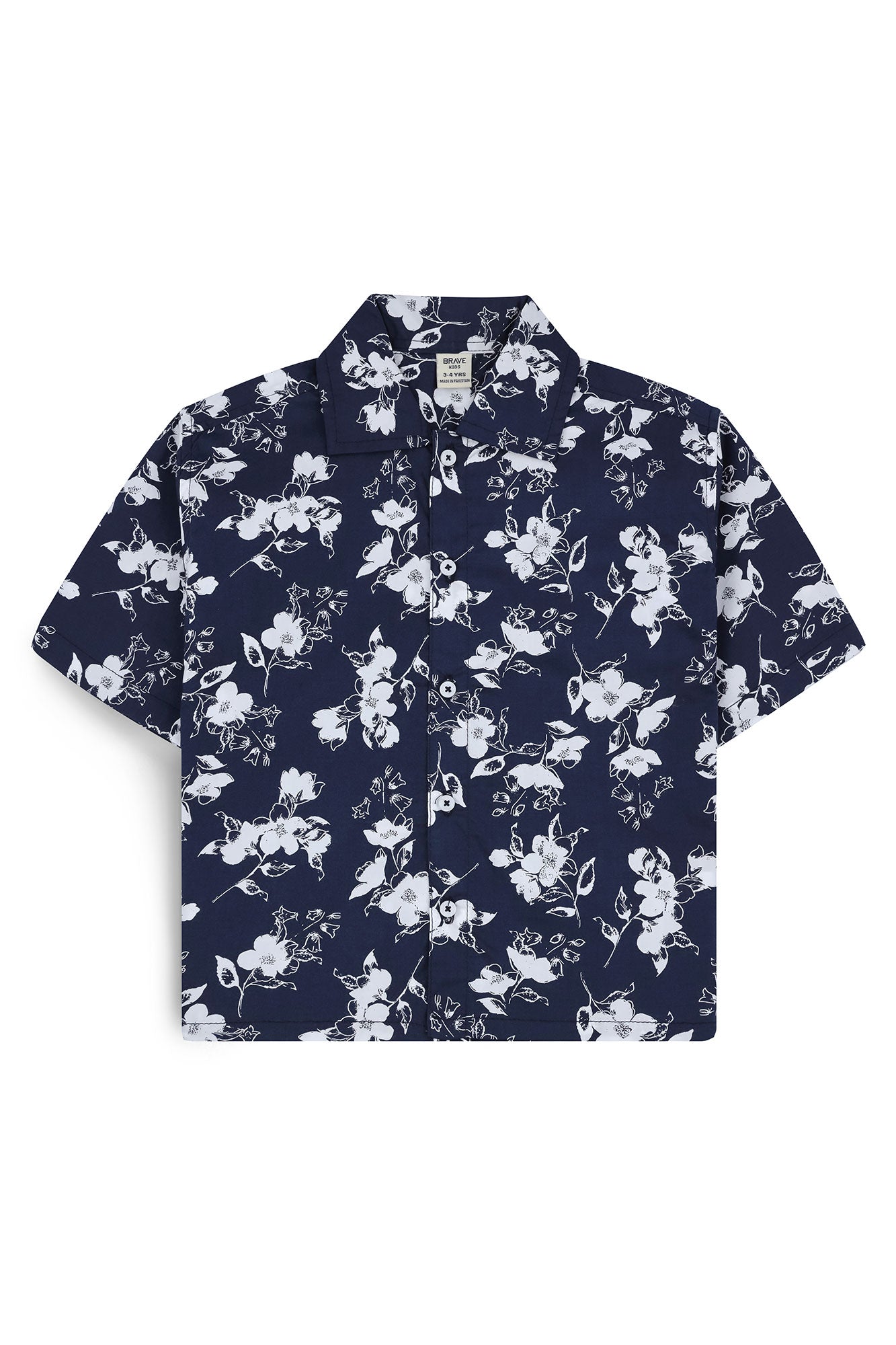 BOYS FLORAL PRINTED SHIRT - NY