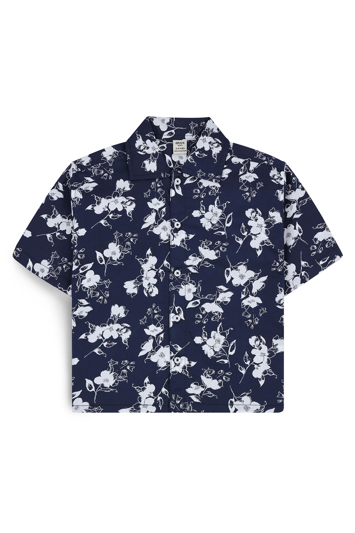 BOYS FLORAL PRINTED SHIRT - NY