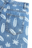BOYS PRINTED DENIM SHORTS