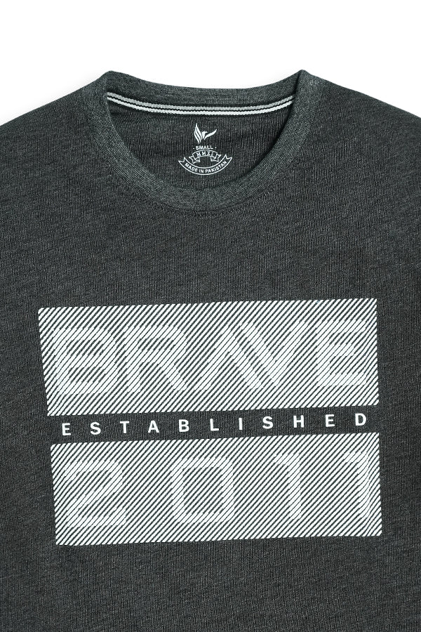 MENS HD PRINTED CREW NECK