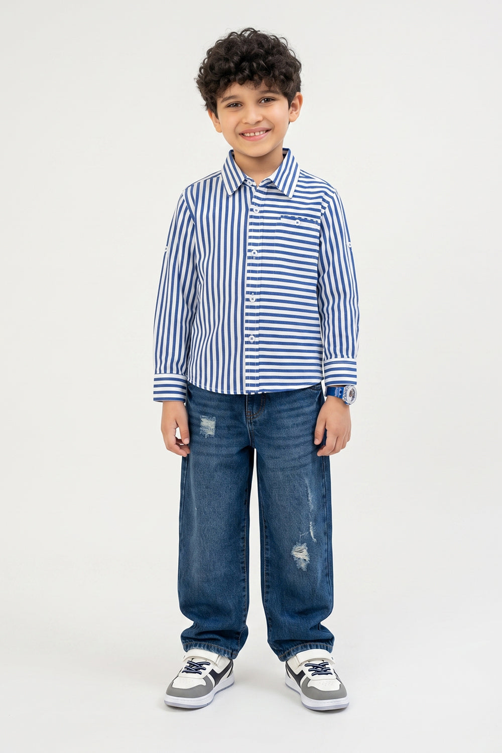 BUTTON DOWN STRIPER SHIRT