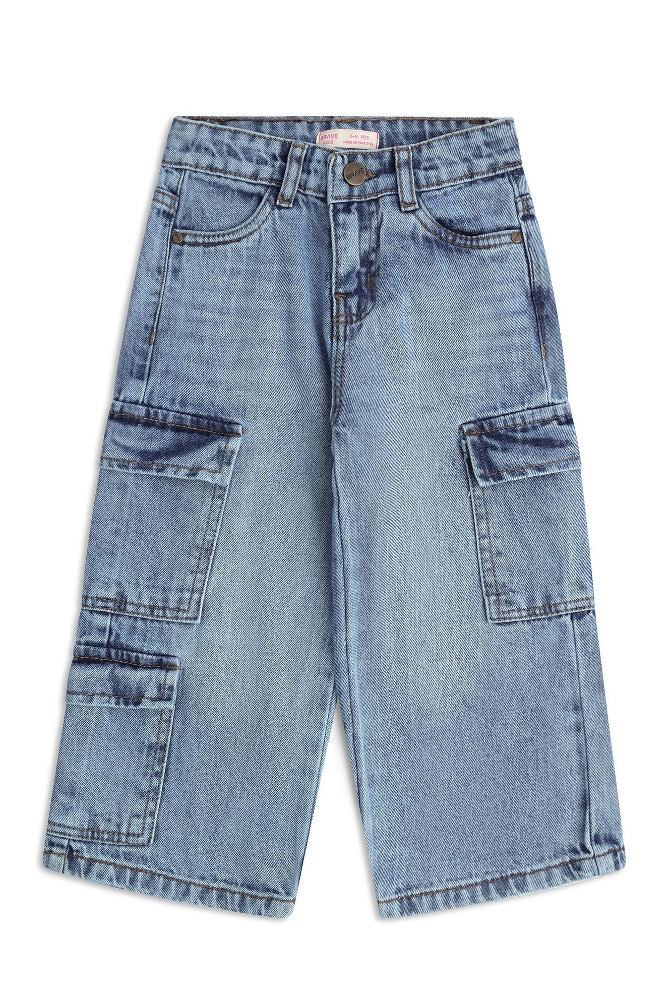 GIRLS CARGO DENIM
