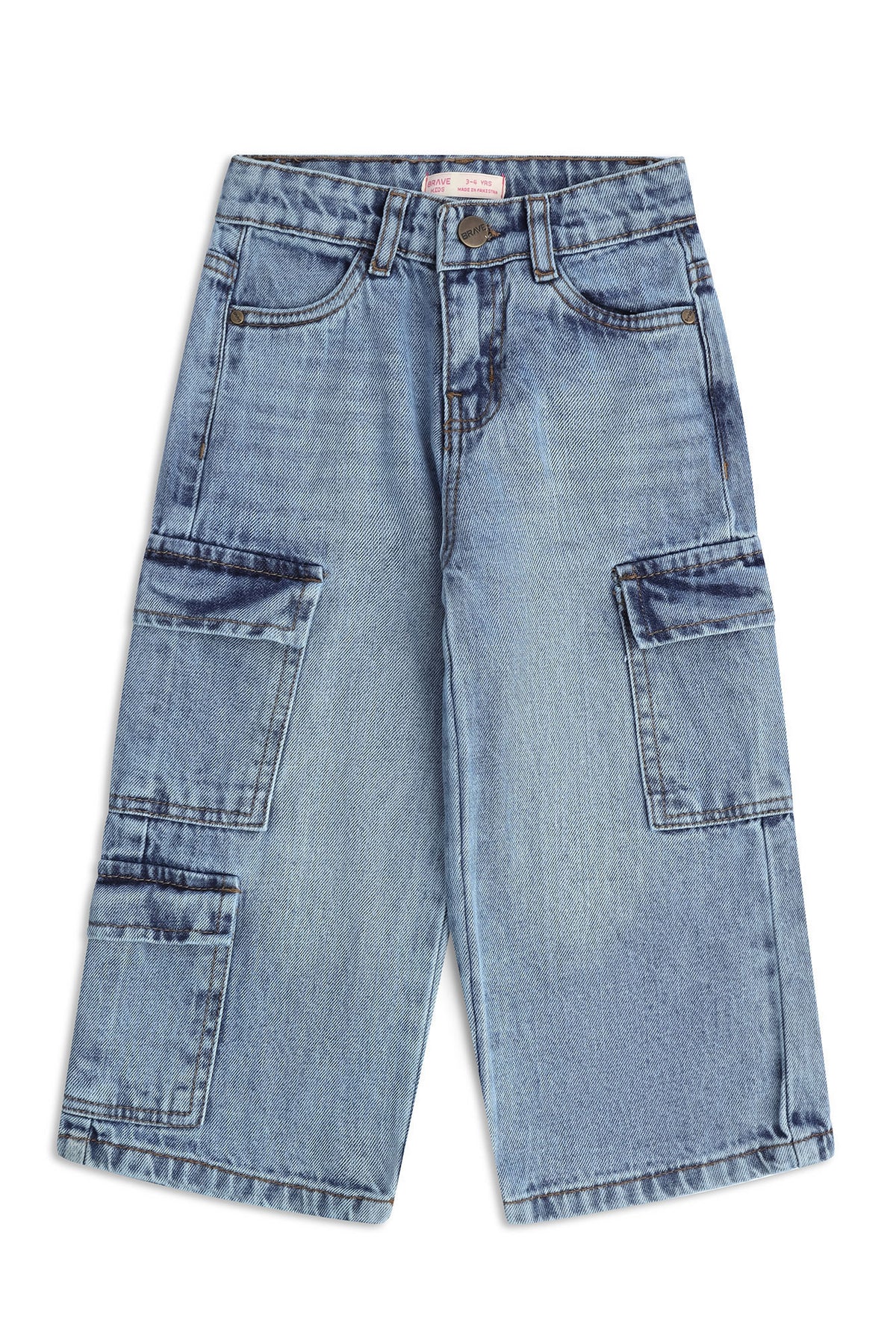 GIRLS CARGO DENIM