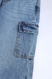 GIRLS CARGO DENIM