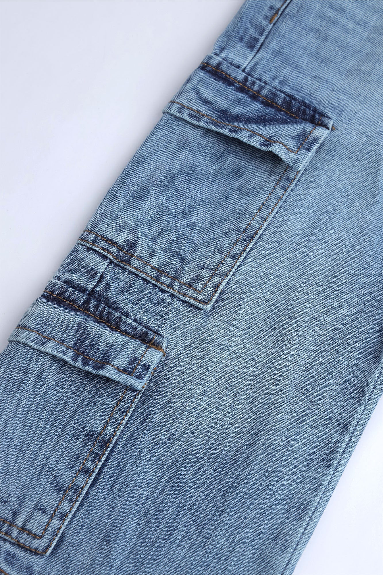 GIRLS CARGO DENIM