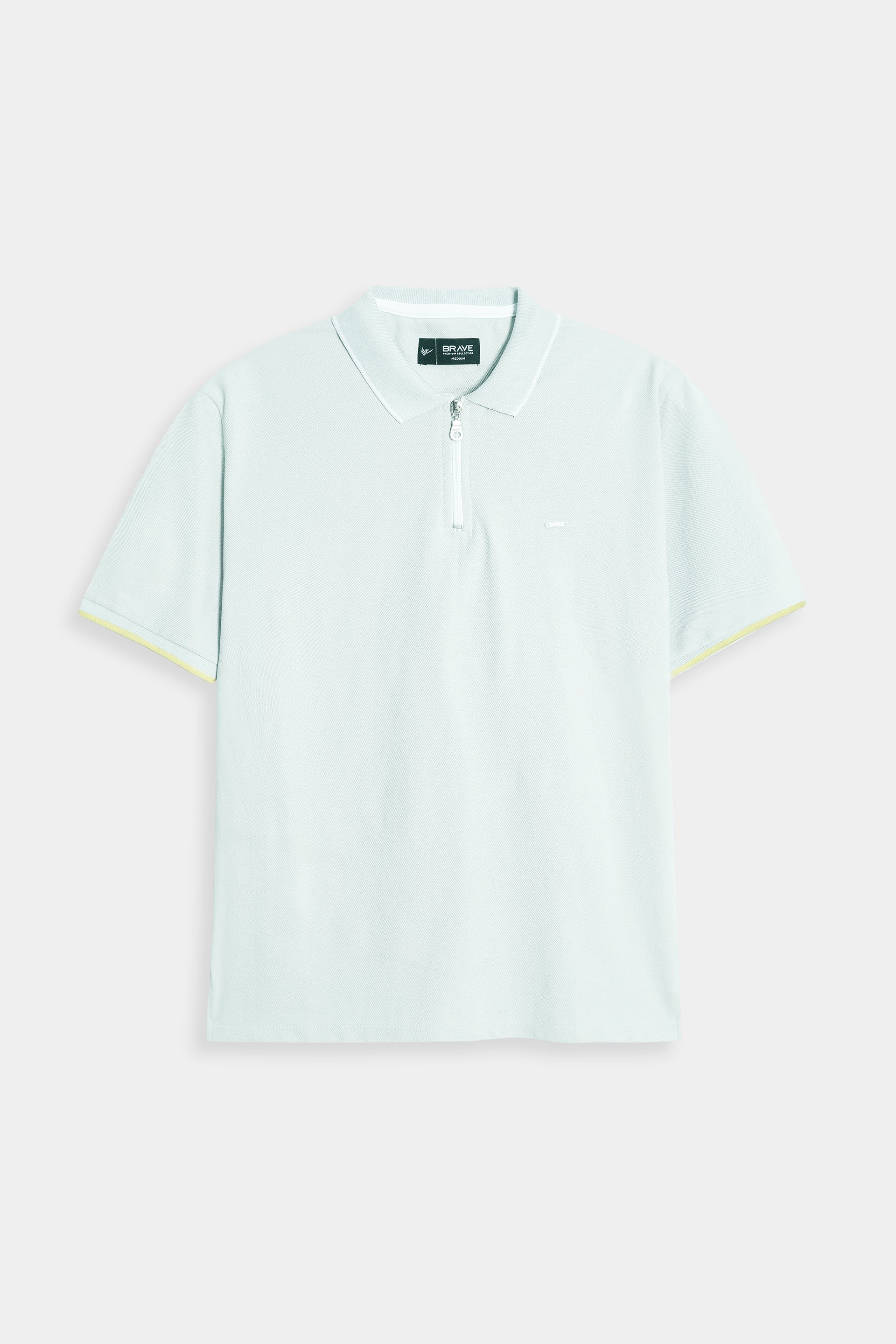 MENS TRENDY ZIPPER POLO