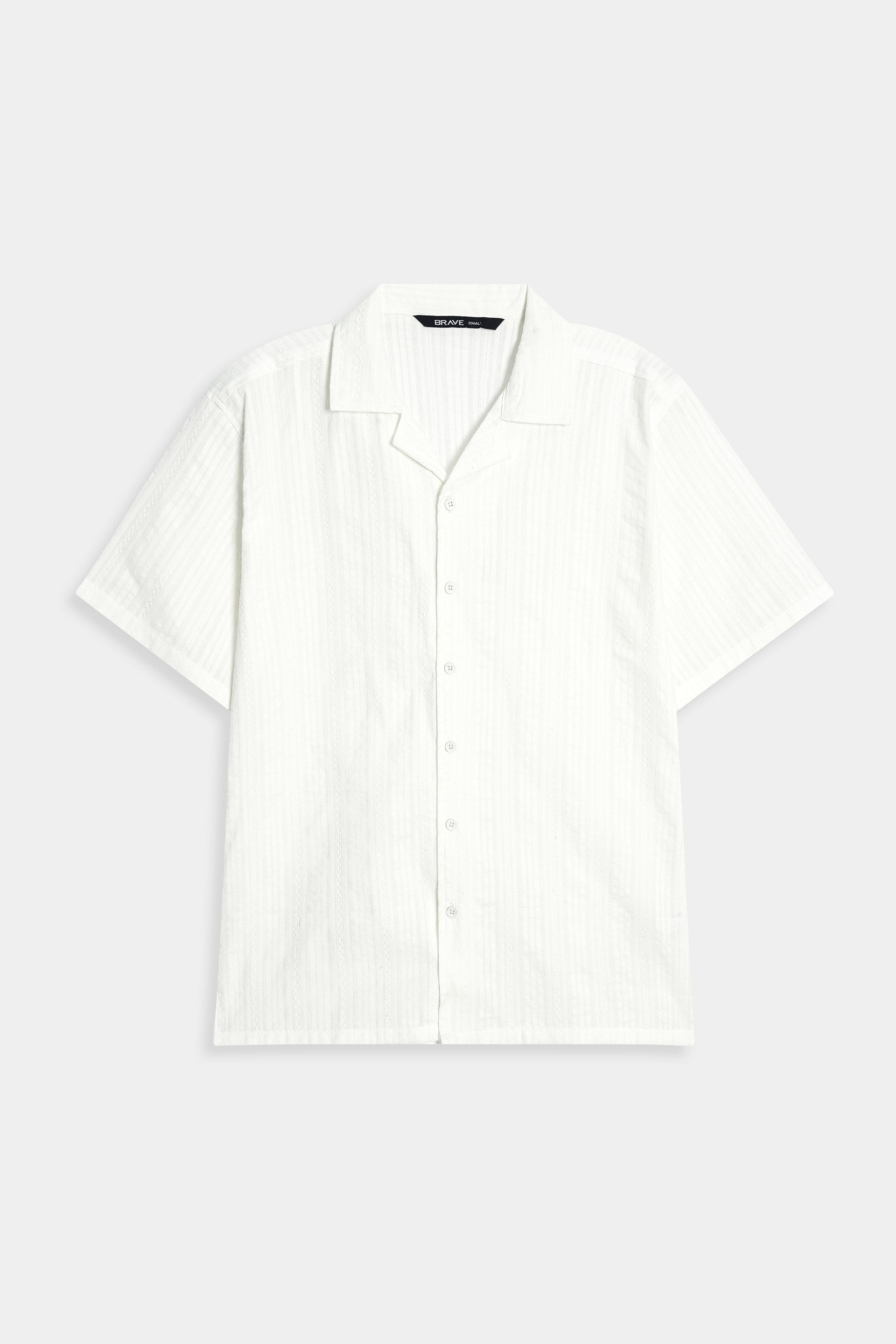 MENS CUBAN COLLAR SHIRT