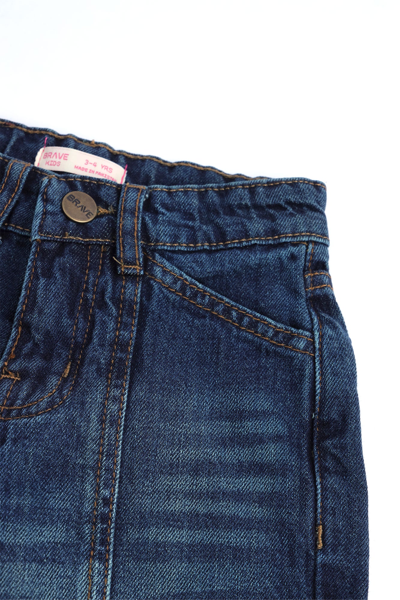 GIRLS CARGO DENIM PANT