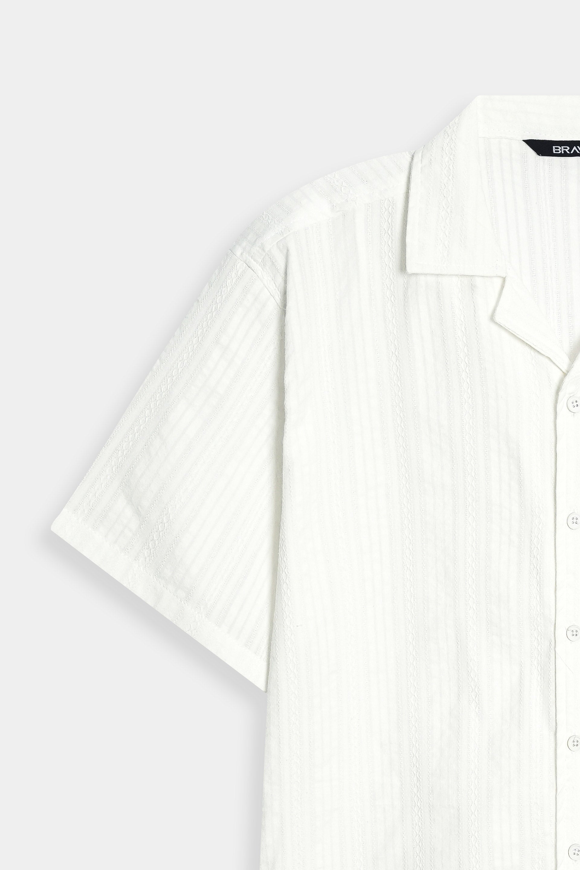 MENS CUBAN COLLAR SHIRT