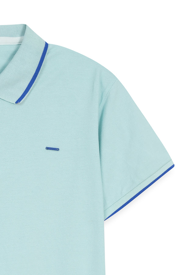 MENS TRENDY ZIPPER POLO