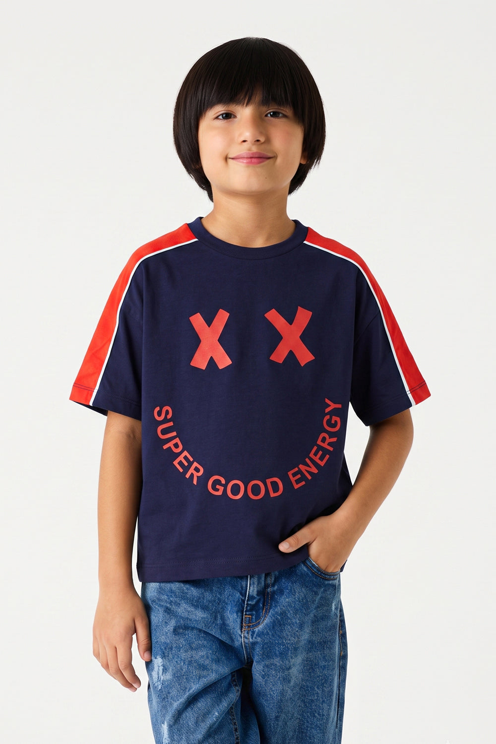 BOYS COLOR BLOCK TEE