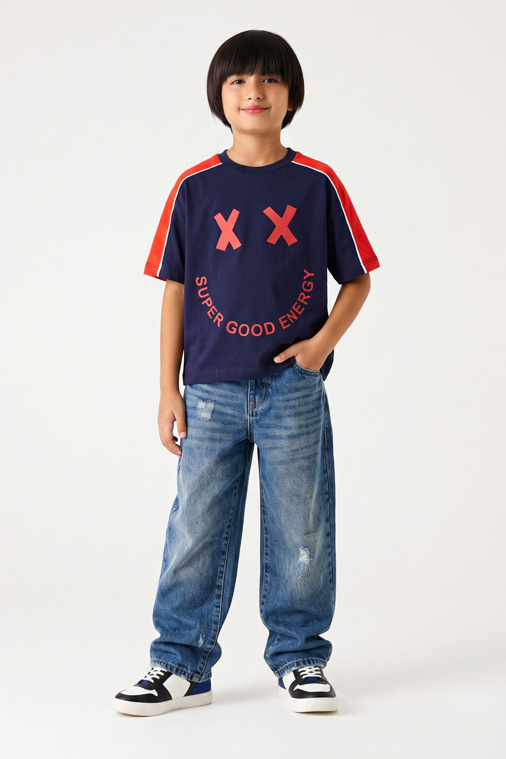 BOYS COLOR BLOCK TEE