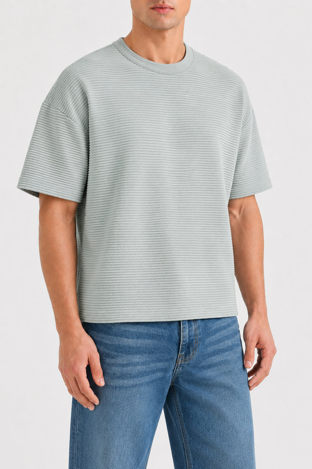 TEXTURED T-SHIRT