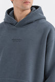 SLOGAN PRINT HOODIE