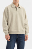 BASIC POLO SWEARTSHIRT