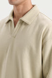 BASIC POLO SWEARTSHIRT