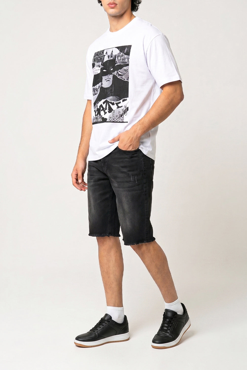 Men’s Dark Knight Collage Graphic Tee