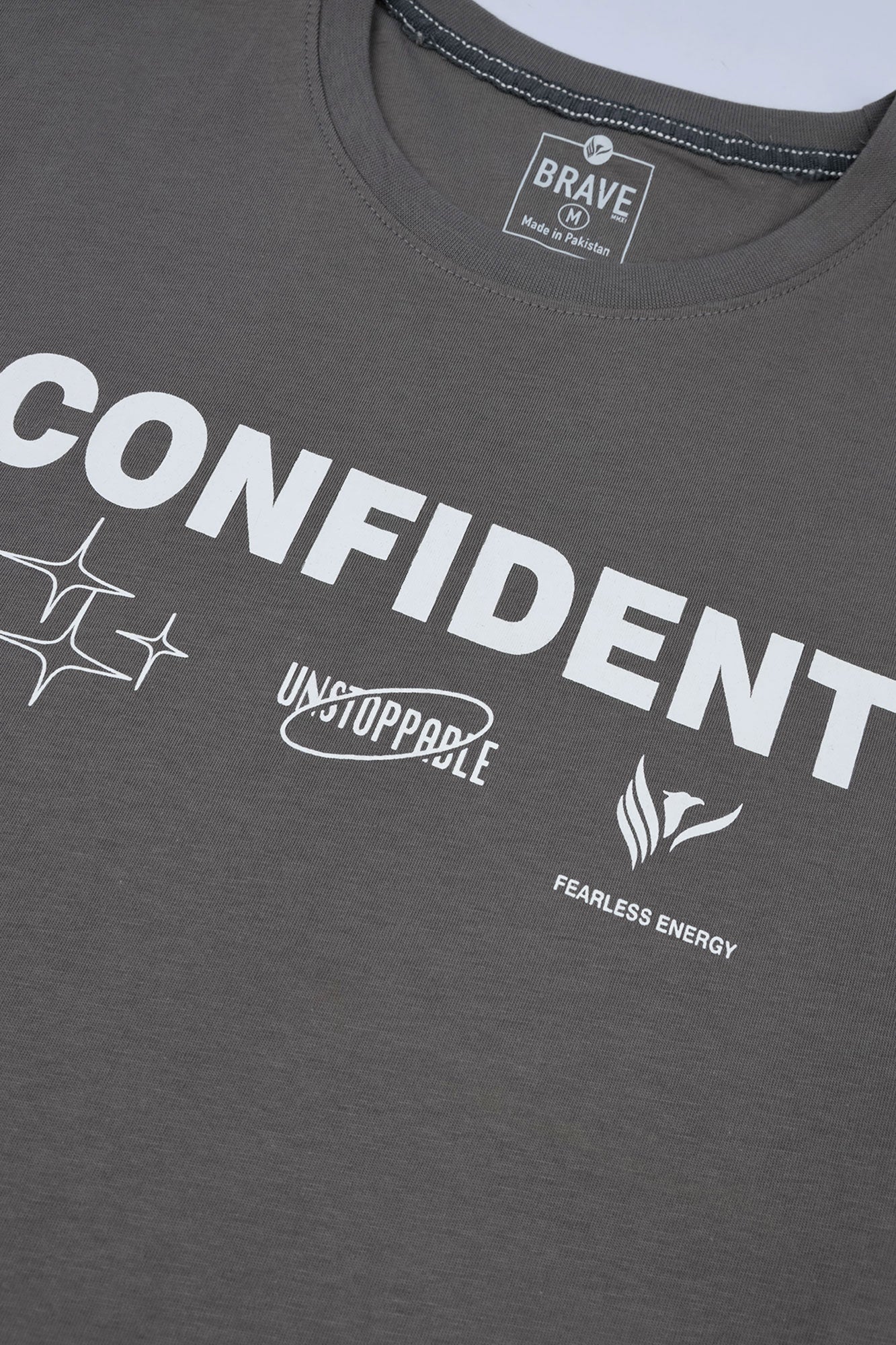 Men's CONFIDENT Oversized Graphic Tee
