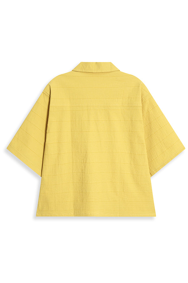 MEN CROPPED FIT SHIRT