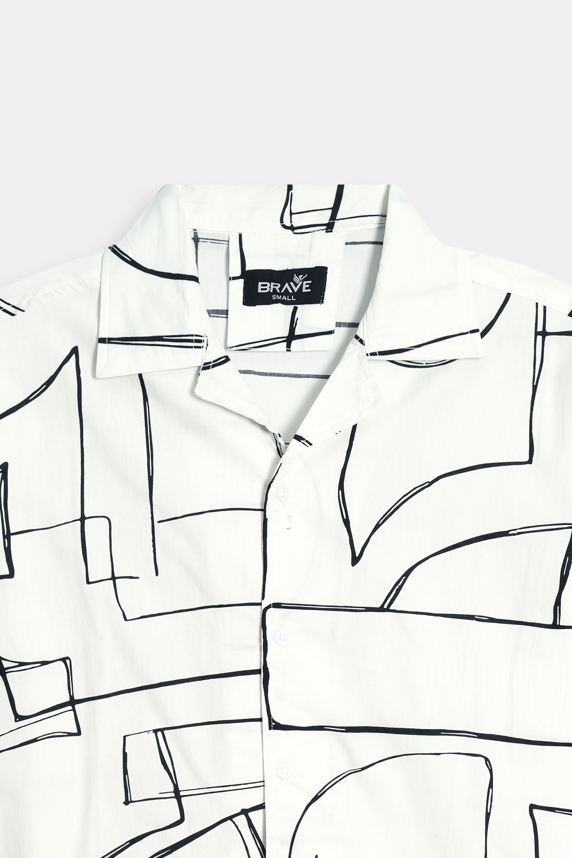 Men’s Digital Print Casual Shirt