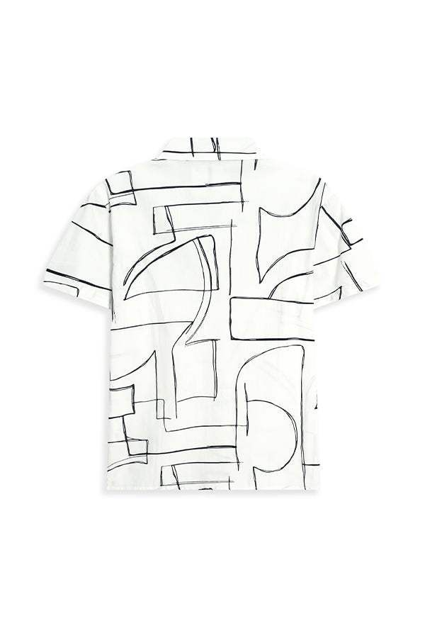 Men’s Digital Print Casual Shirt