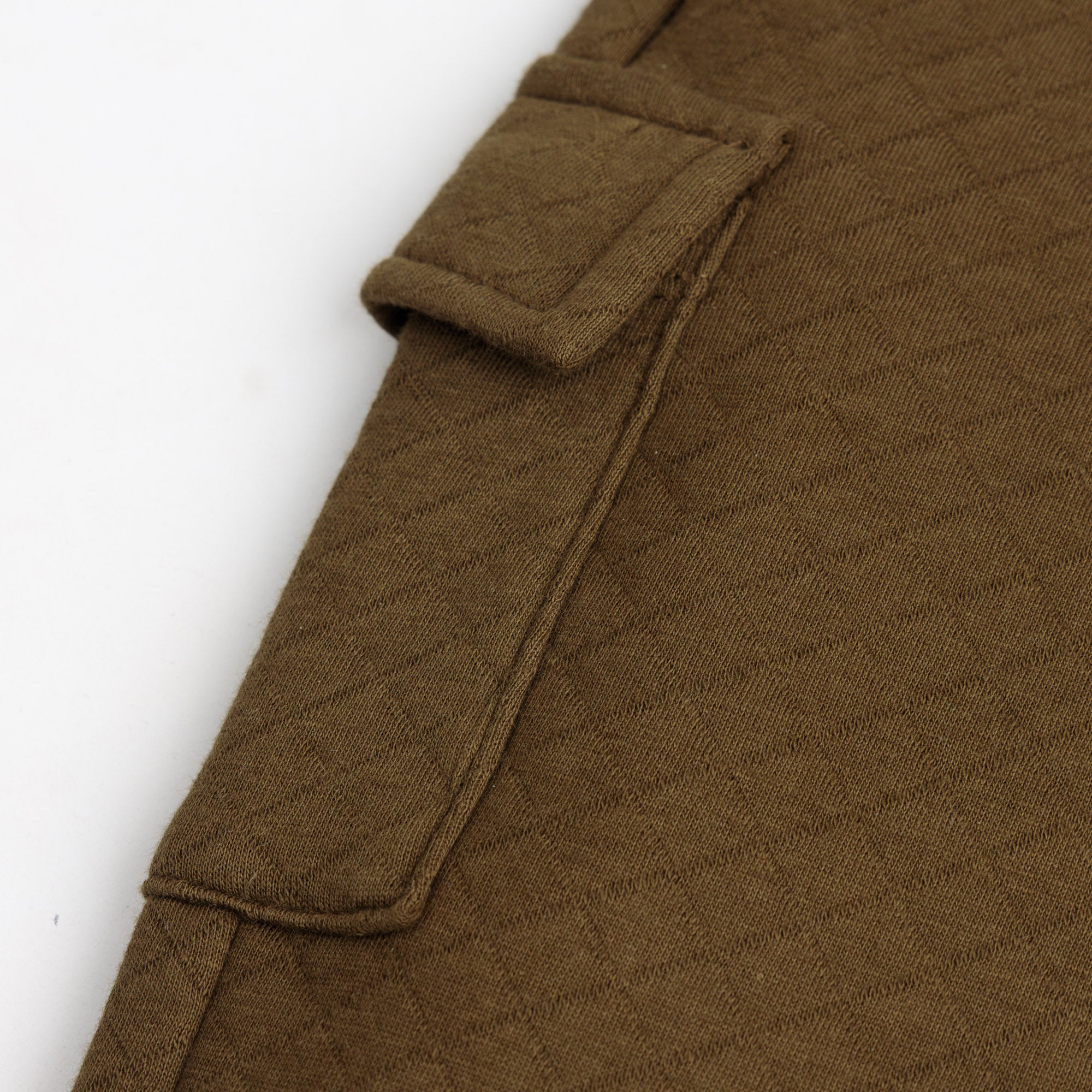 Quilted Fleece Cargo Jogger