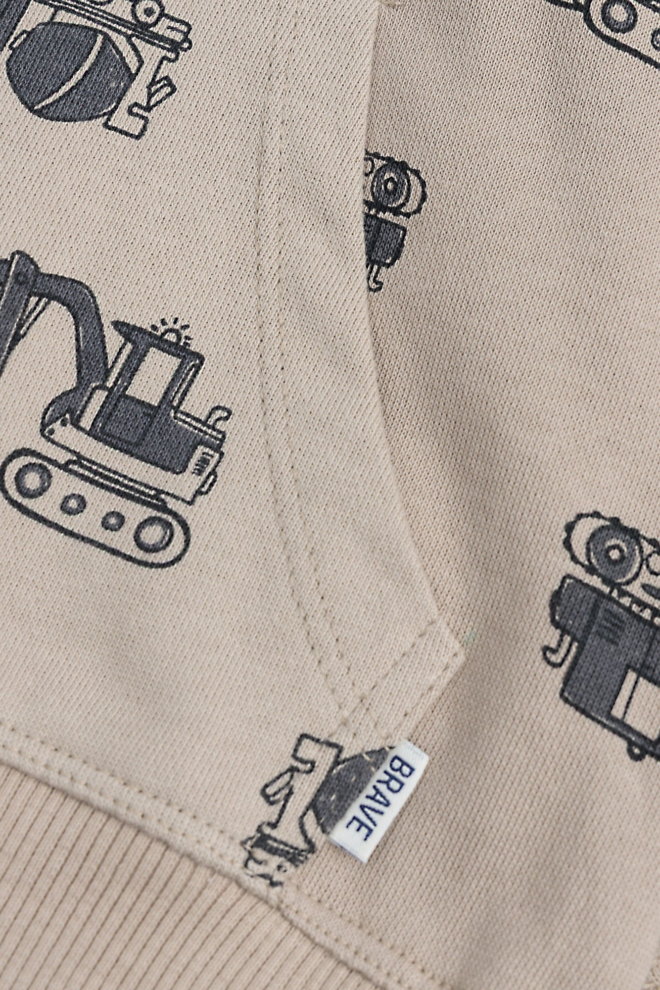 Construction Print Hoodie