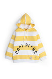 Yellow & White Hoodie