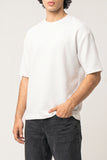 JACQUARD BOXY FIT TEE