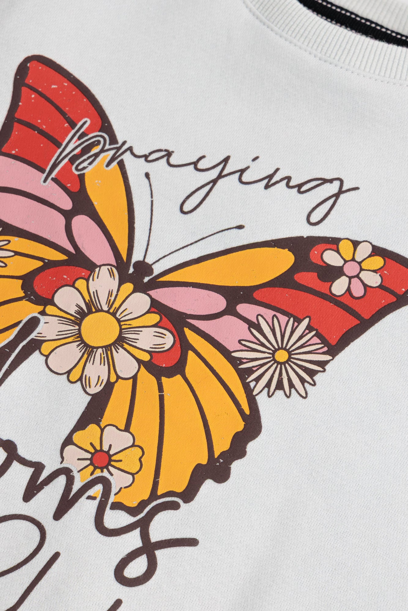 Butterfly Graphic Sweatshirt