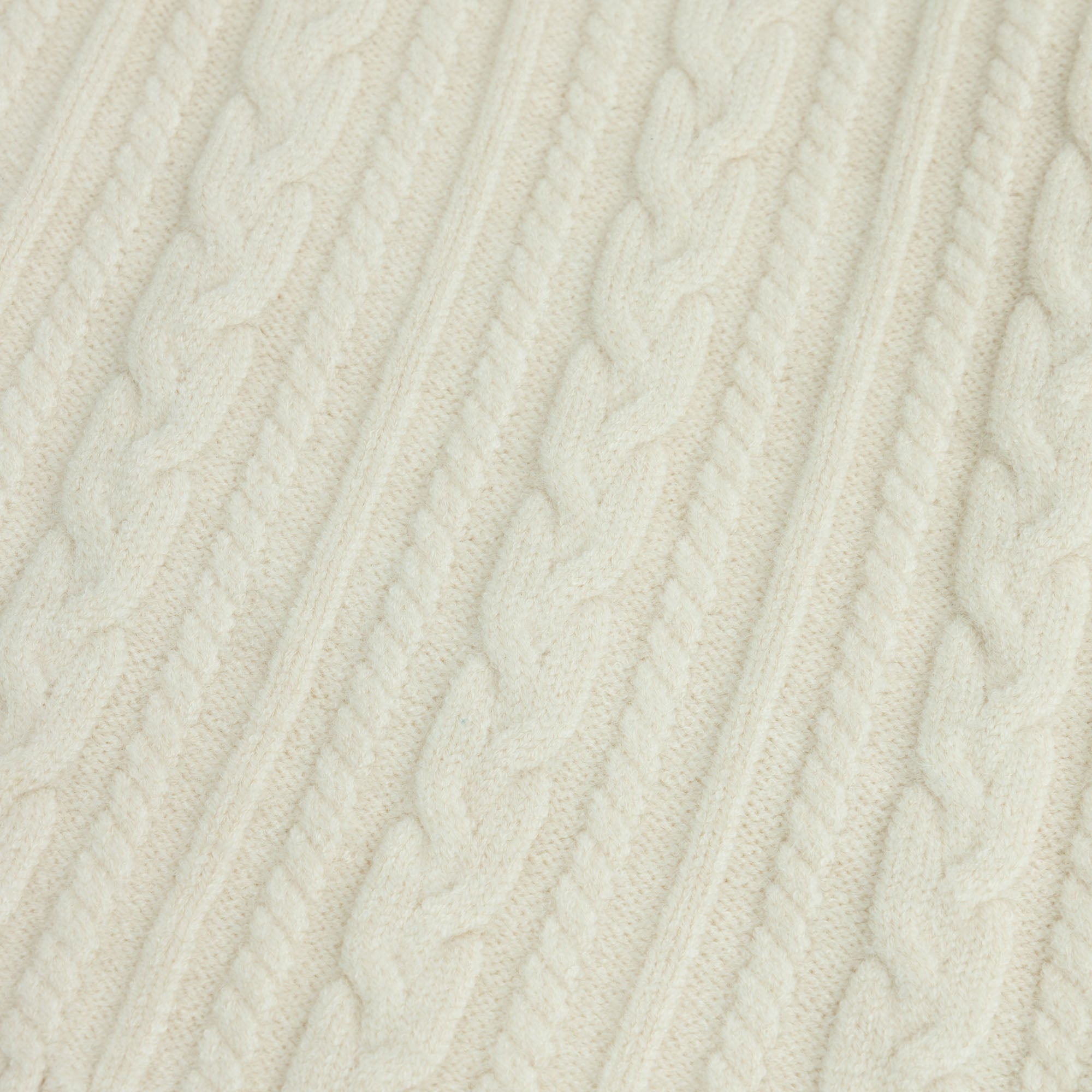 Cable Knit Mock Neck Sweater
