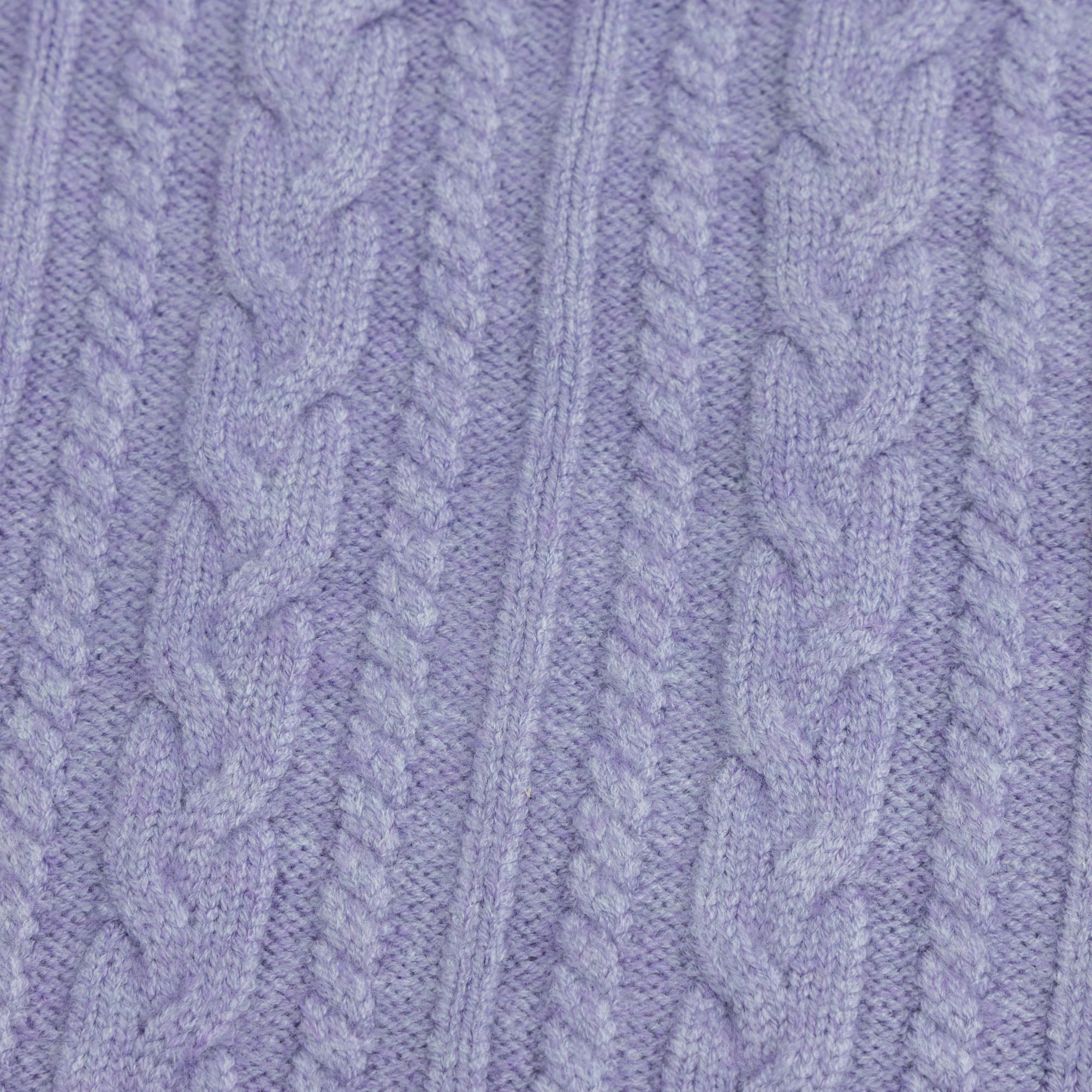 Cable Knit Mock Neck Sweater