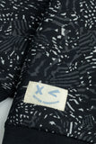 Black & Gray Abstract Pattern Crewneck Sweatshirt