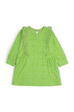 Textured Ruffle Dress