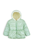 Puffer Jacket with Faux Fur Hood